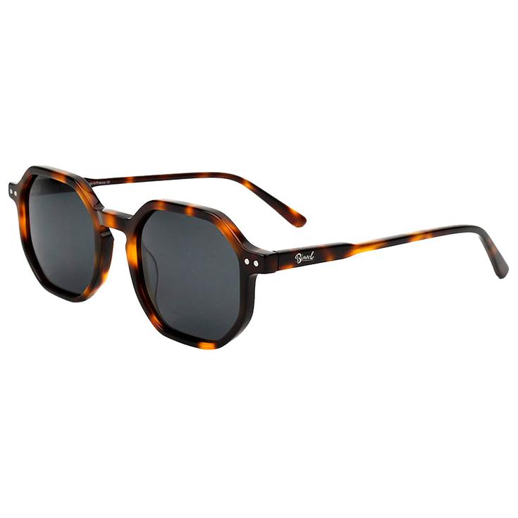 Binocle Eyewear Lunettes de soleil Bogota Shiny Tortoise Grey Polarized Présentation