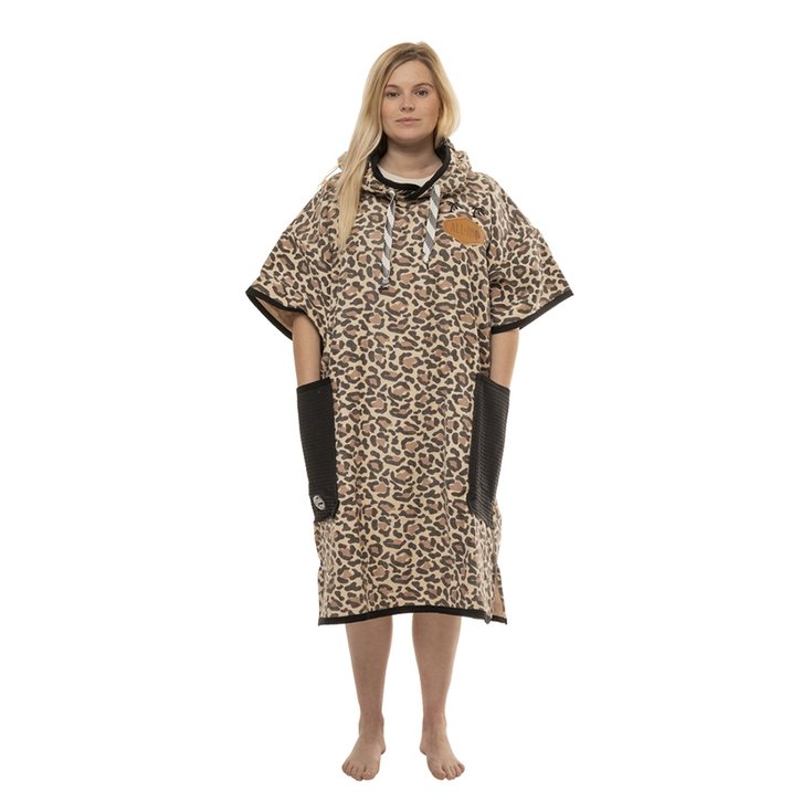 All-In Poncho Surf All In T Beach Crew - Leopard / Black Waffle Profil