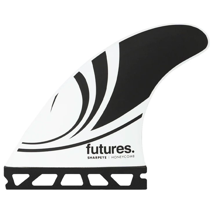 Futures Fins Ailerons Surf Futures Sharp Eye RTM Hex White / Black Présentation