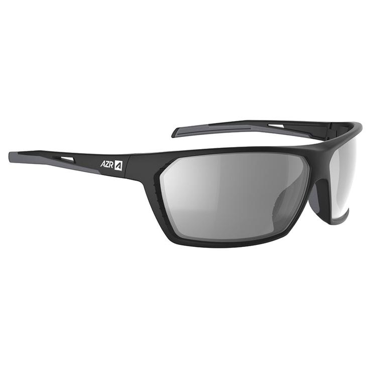 AZR Lunettes de soleil Fight Noire Mate Gris Miroir Présentation