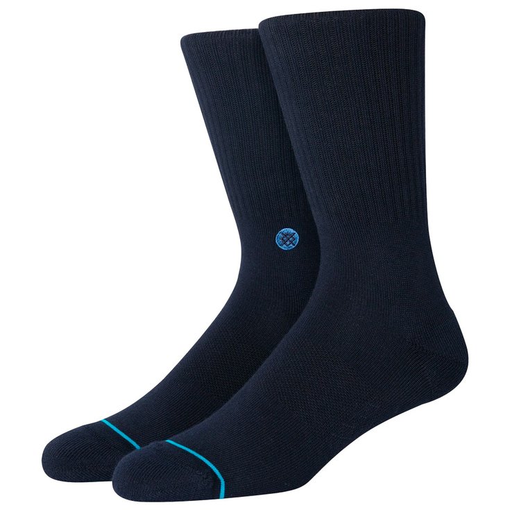 Stance Chaussettes Icon Socks Dark Navy Présentation