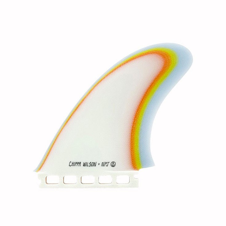 Captain Fin Ailerons Surf Twin+1 Chippa Wilson - White - 3 Dérives 