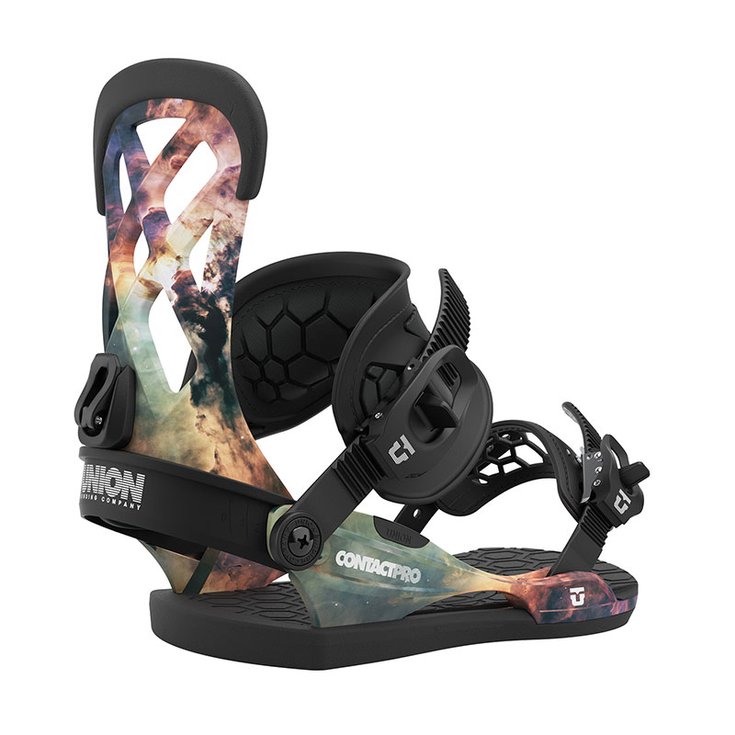 Union Fix Snowboard Contact Pro 2021 - Space Dust Côté