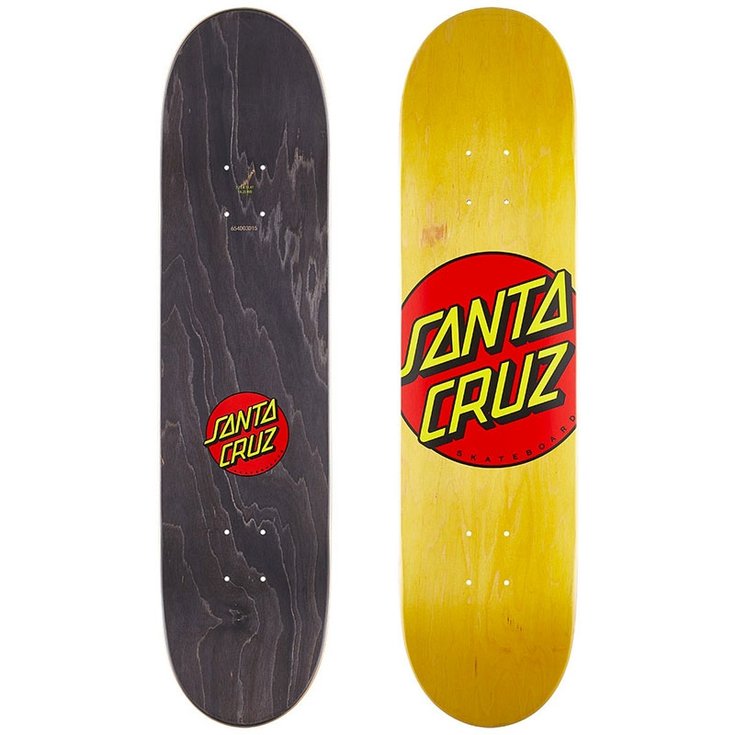 Santa Cruz Skate Planche de Skateboard Santa Cruz Classic Dot - 7.75" - Sans Profil