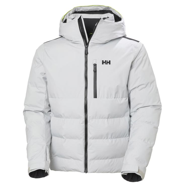 Helly Hansen Blouson Ski Kvitfjell Race Puffy Jacket Grey Fog Présentation