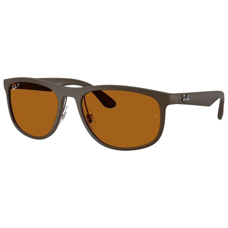 Ray Ban Lunettes de soleil RB4468 Mat Sans Brown Chromance Brown Polar Présentation