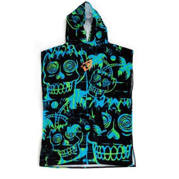 Creatures Poncho Surf of Leisure Grom - Cyan / Green Profil