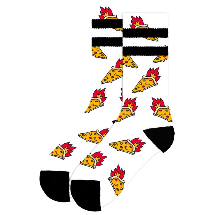American Socks Chaussettes The Classics Mid High Pizza Inferno Présentation