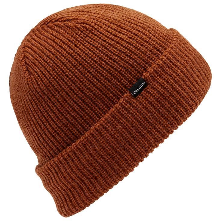 Volcom Bonnet Sweep Lined Beanie Burnt Orange Présentation