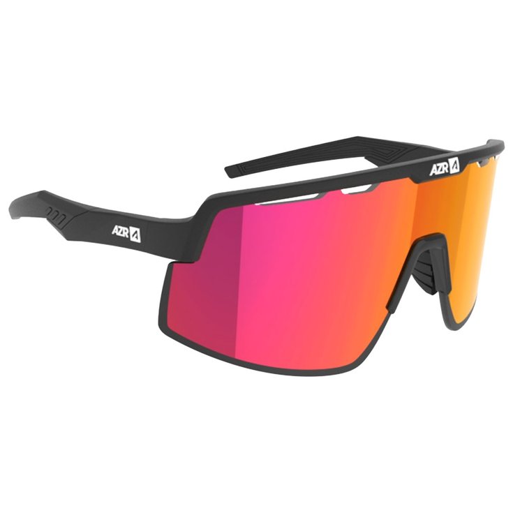 AZR Lunettes de soleil Speed Rx Noire Matte Multicouche Rose Présentation