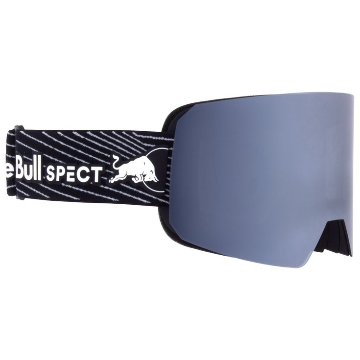 Red Bull Spect Masque de Ski Line Matt Black White IBoost Smoke Silver Mirror + Cloudy Snow Présentation