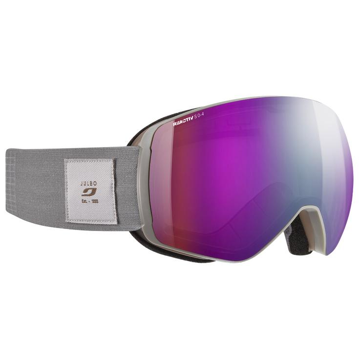 Julbo Masque de Ski Stormchaser Otg Gris Noir Reactiv 0-4 High Contrast Présentation
