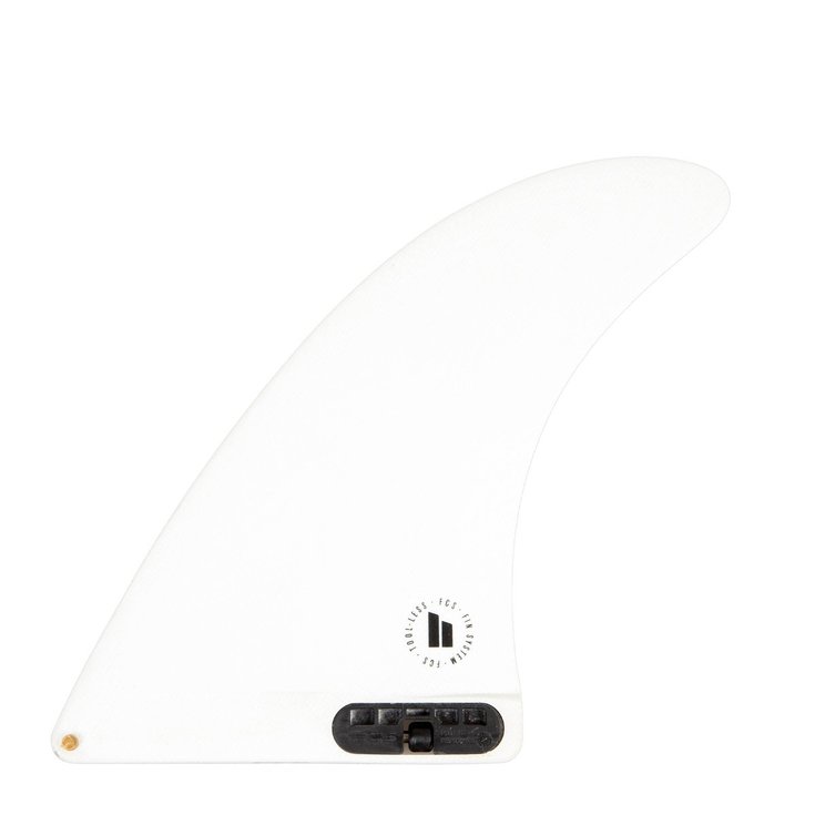 Fcs Ailerons Longboard Single Performance Glass - White Profil
