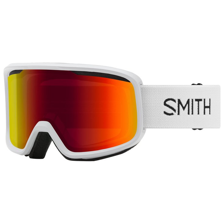 Smith Masque de Ski Frontier White Red Sol-x Mirror Présentation