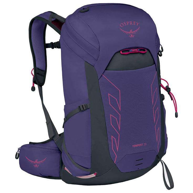 Osprey Sac à dos Tempest 26 Deep Fig Hotspot Pink Présentation