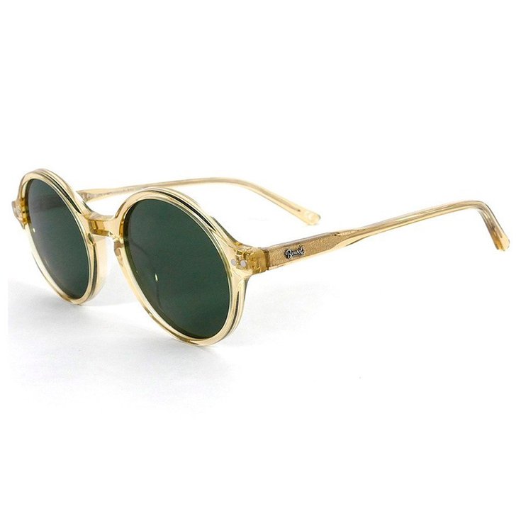 Binocle Eyewear Lunettes de soleil Sydney Champagne Grey Green Polarized Présentation