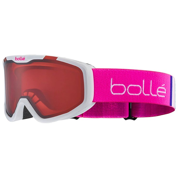 Bollé Masque de Ski Rocket White Pink Matte Vermillon Présentation