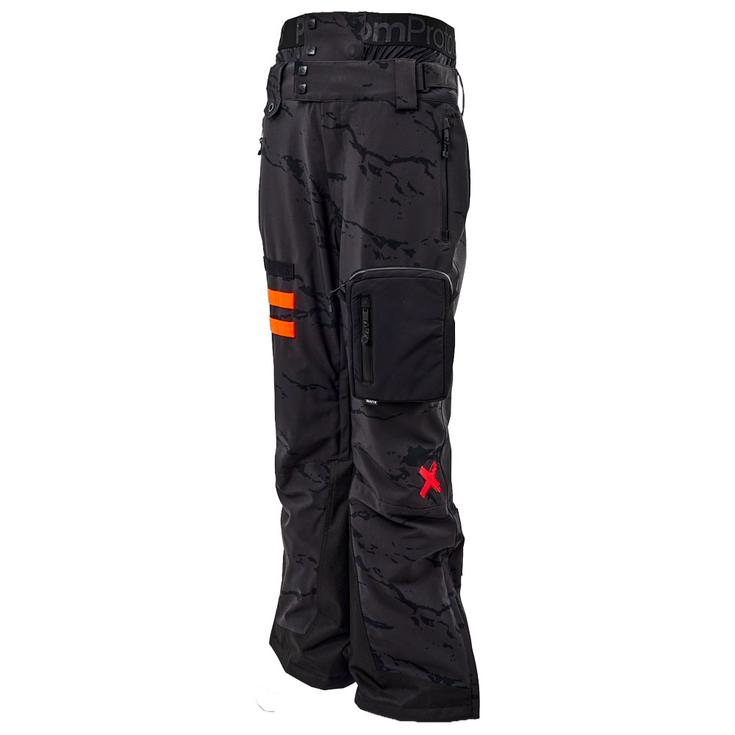Watts Pantalon Ski X-Rodeo Minimal Camo Dark Iron Présentation