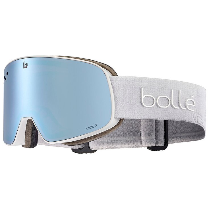 Bollé Masque de Ski Nevada Lightest Grey Matte Volt Ice Blue Présentation