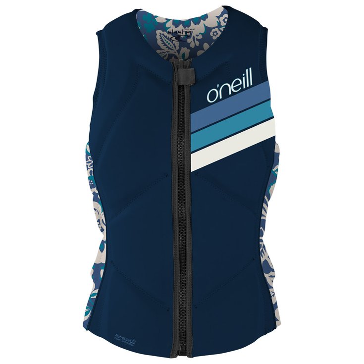 O'Neill Impact Vest Womens Slasher Comp Vest French Navy/Christina Présentation