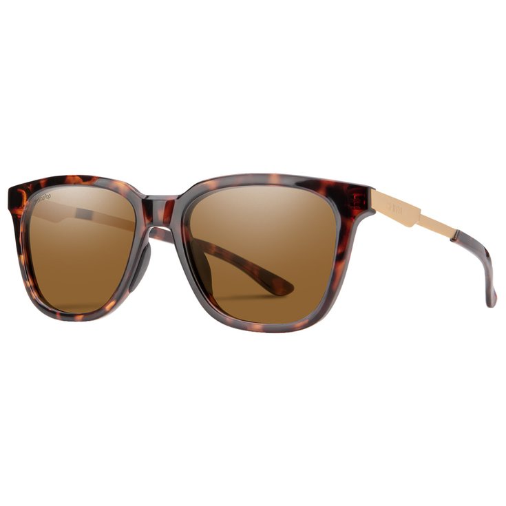Lunettes De Soleil Smith Redding - Monture Noir Tortue & Verres Polarchromique Cuivre - Homme