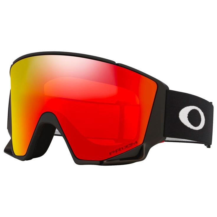 Oakley Masque de Ski Flow Scape L Matte Black Prizm Torch Iridium + Prizm Iced Iridium Présentation
