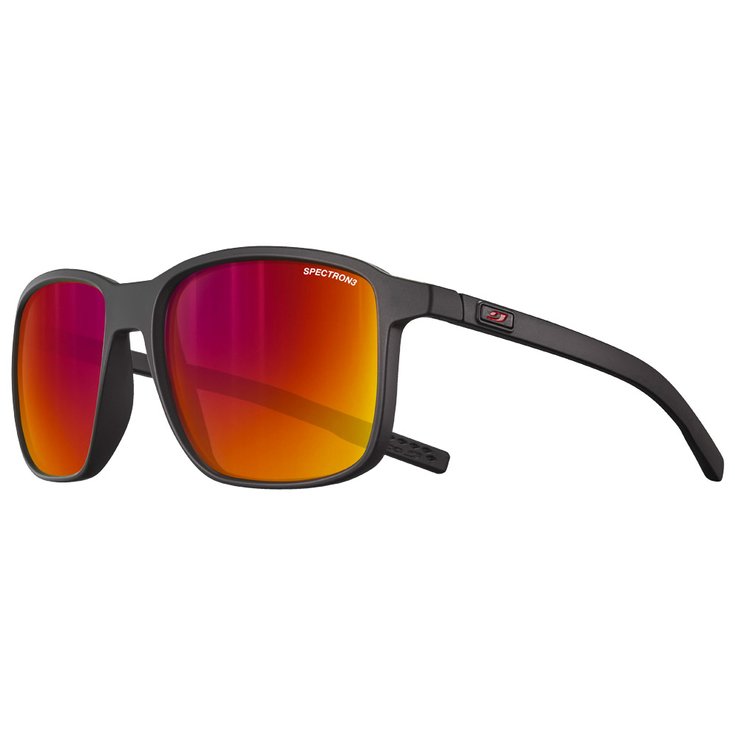 Julbo Lunettes de soleil Creek Mat Noir Rouge Spectron 3 Présentation