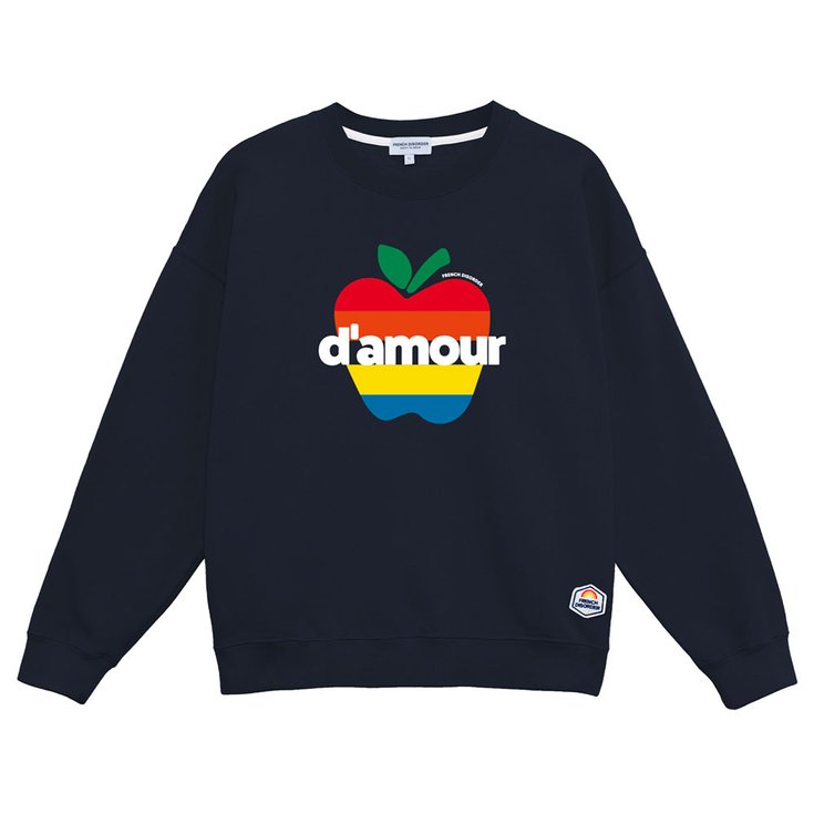 French Disorder Sweat Rosie Pomme D'Amour Navy Présentation