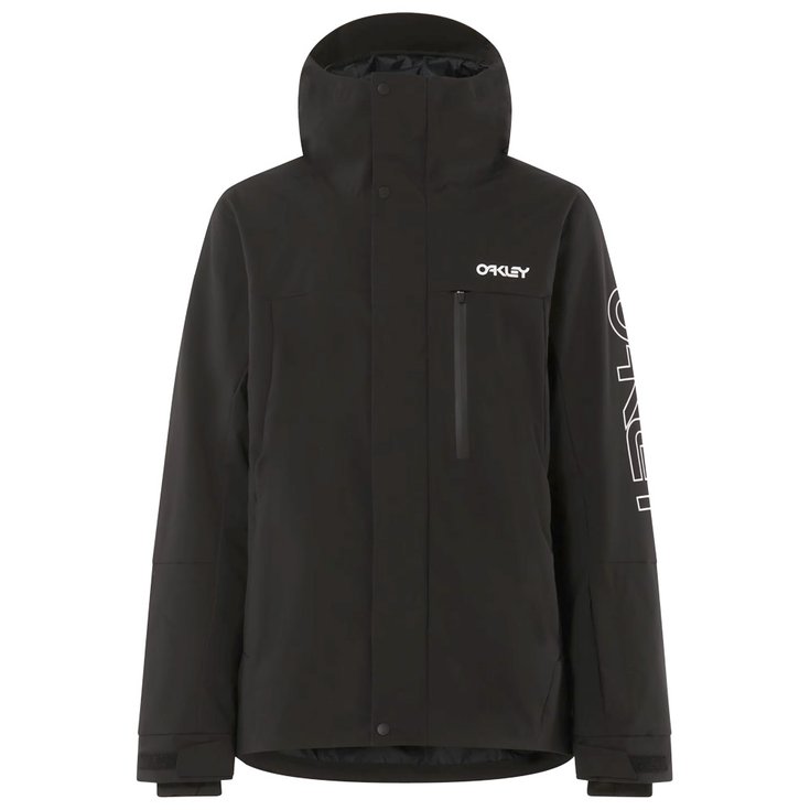 Oakley Blouson Ski Tnp Tbt Insulated Jkt Black White Logo Présentation