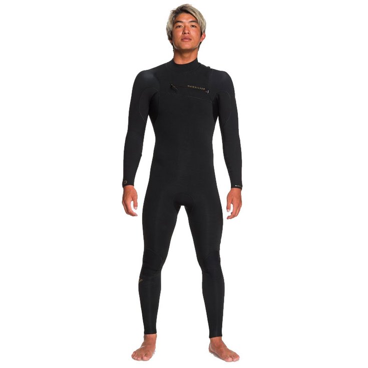 Quiksilver Combinaison Intégrale Manches Longues Highline Lite 4/3 FZ GBS Côté
