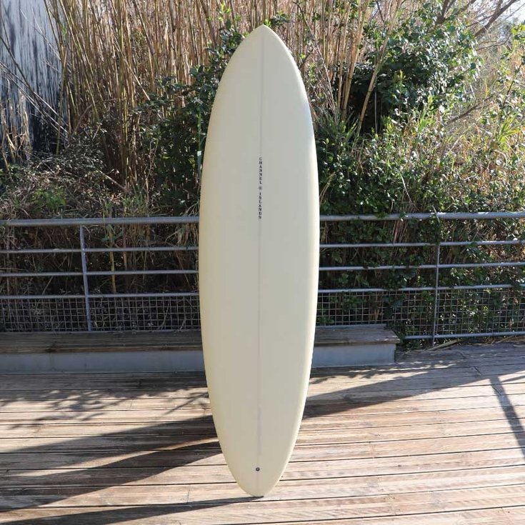 Al Merrick Board Surf Planche de surf Al Merrick CI Mid Crème - FCSII - 6'10" / 208 cm - Sans Dos