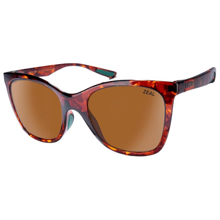 Zeal Lunettes de soleil Willow Red Tortoise Red Tortoise Copper Présentation