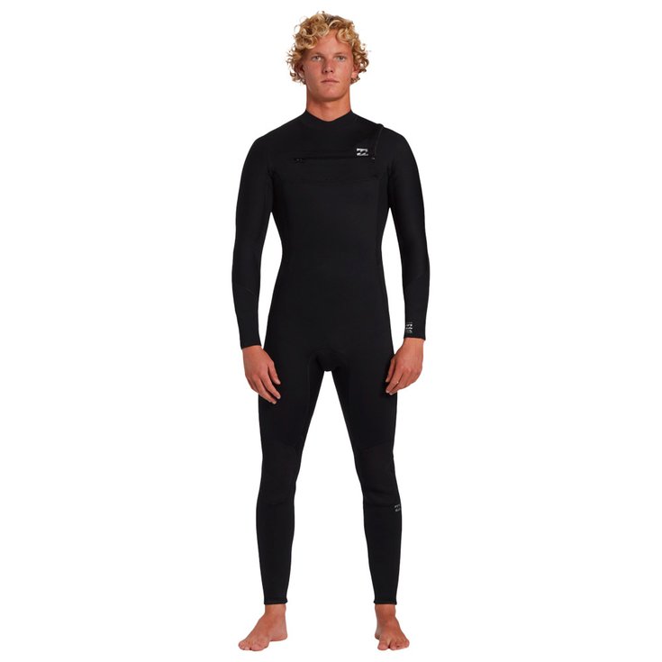 Billabong Combinaison Intégrale Foil 4/3 Chest Zip Black Présentation