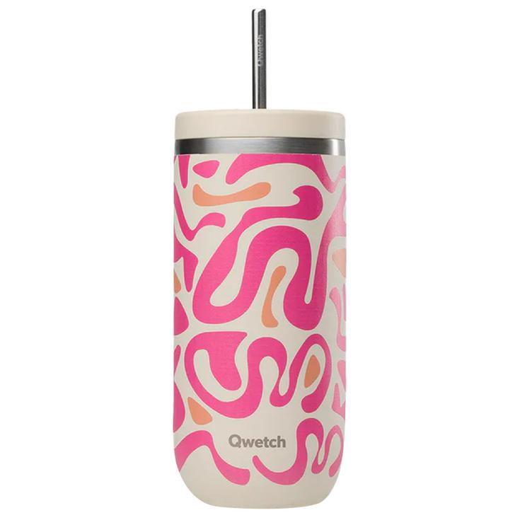 Qwetch Mug Travel Cup 900 ml Waves Sable Présentation
