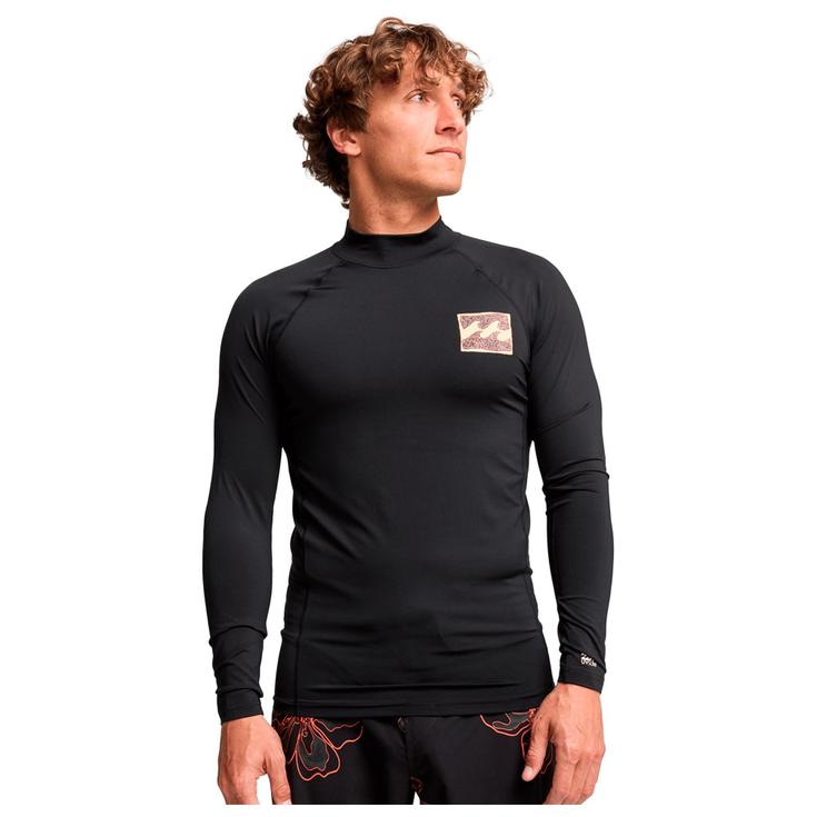 Billabong Top Manches Longues Re Issue LS Black Présentation
