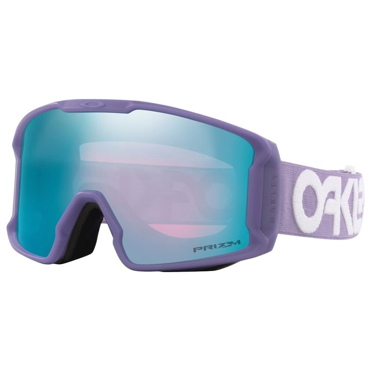 Oakley Masque de Ski Line Miner M B1B Lilac Prizm Sapphire Iridium Présentation