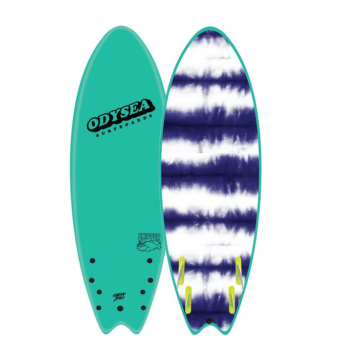 Catch Surf Board de Surf Odysea Skipper - Quad Emer Ald Green Présentation
