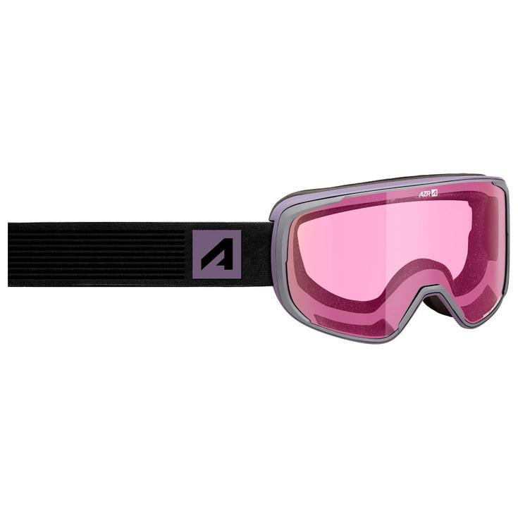 AZR Masque de Ski Snow Otg Violet Mat Irisé Violet Multicouche Présentation