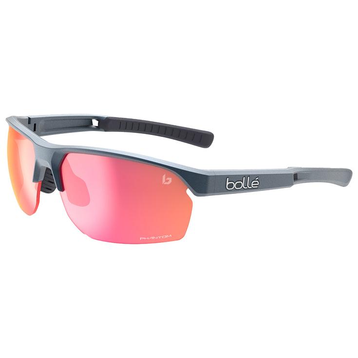 Bollé Lunettes de soleil Victus S Steel Blue Metallic Phantom Clear Lava Photochromic Présentation