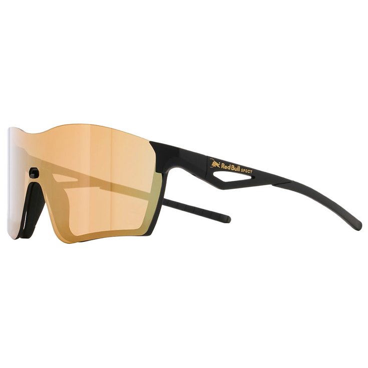 Red Bull Spect Lunettes de soleil Fuse Matt Black Brown Gold Mirror Présentation