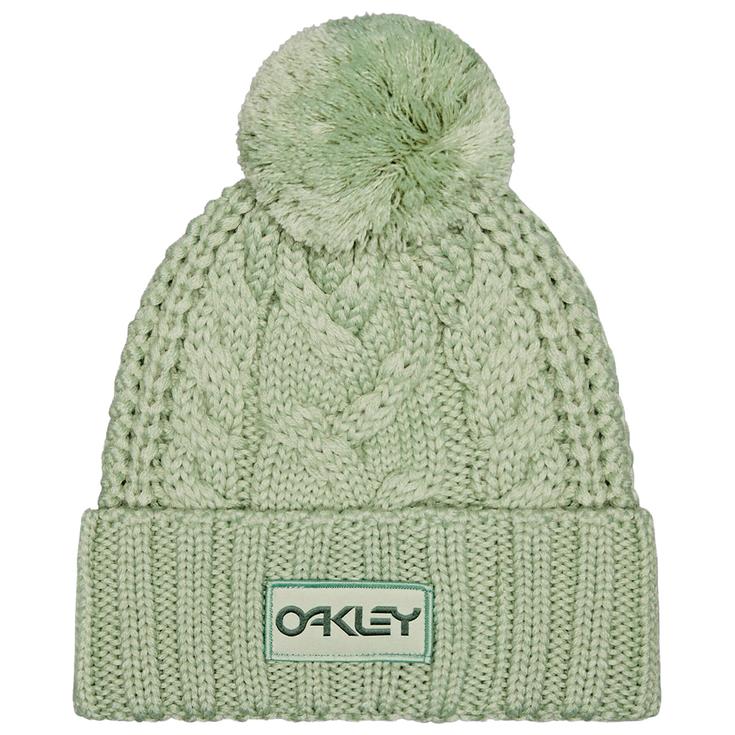 Oakley Bonnet Harper Pom Beanie Faded Green Présentation