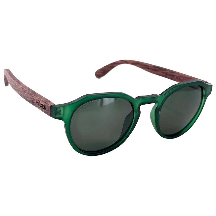 Moken Vision Lunettes de soleil Green Wood Green Wod Green Polarized Présentation