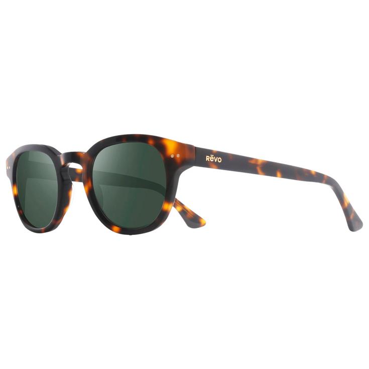 Revo Lunettes de soleil Sterling G Tortoise Crystal Smoke Green Polarized 