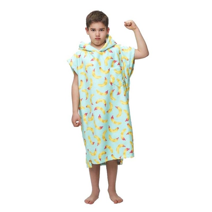 After Essentials Poncho Surf Enfant/Ado - Banan Stain Face