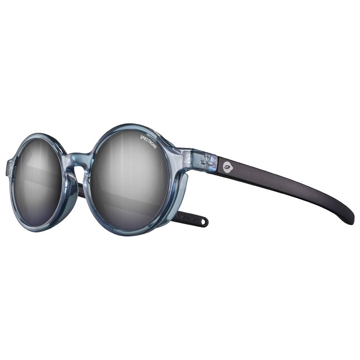 Julbo Lunettes de soleil Walk L Translucide Brillant Bleu Clair Bleu Jean Mat Spectron 3 Présentation