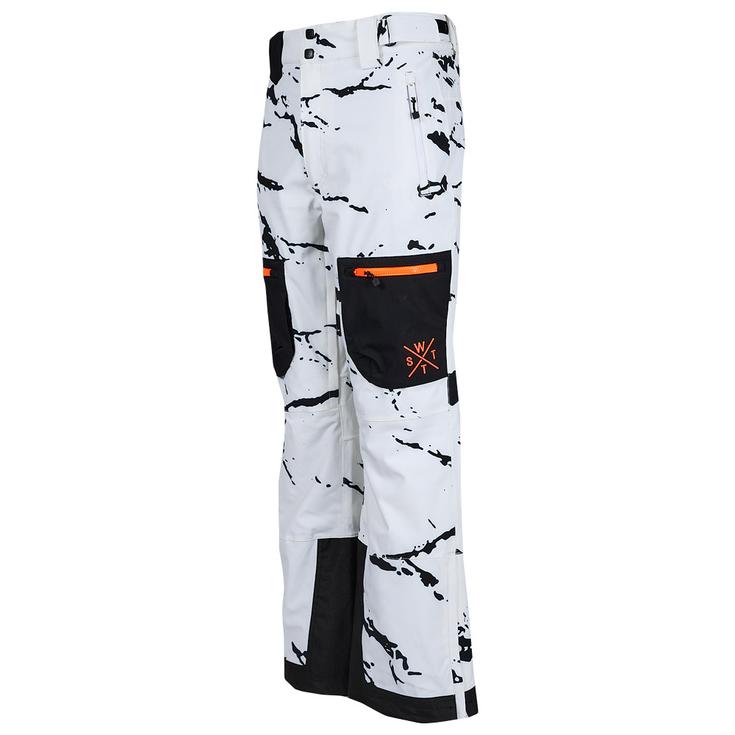 Watts Pantalon Ski Jib Minimal Camo White Présentation