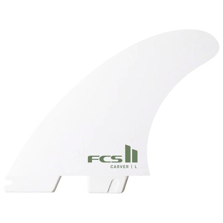 Fcs Ailerons Surf II Carver PC Tri Fins White Présentation