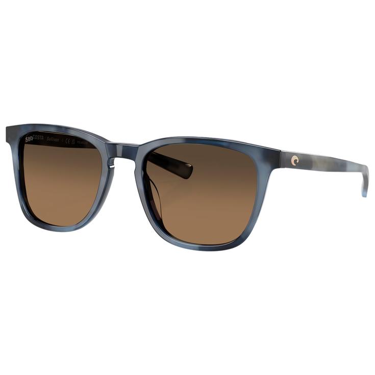 Costa Del Mar Lunettes de soleil Sullivan Somos Blue Tortoise Copper Gradient Lightwave Présentation