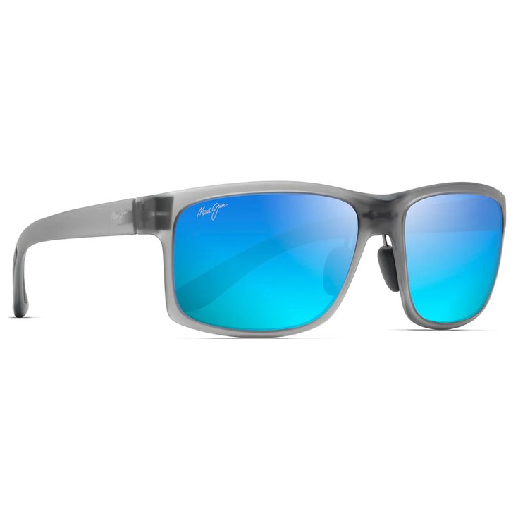 Maui Jim Lunettes de soleil Pokowai Arch Gris Mat Translucide Bleu Hawaï MauiPureM Présentation