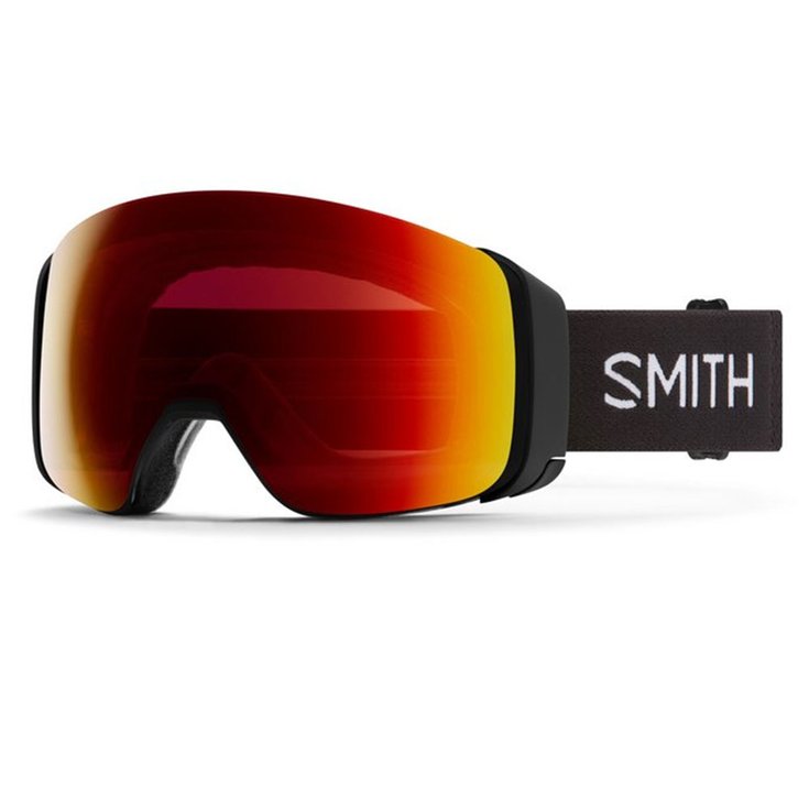 Smith Masque de Ski 4D Mag S Black Chromapop Sun Red Mirror + Chromapop Storm Yellow Flash Présentation